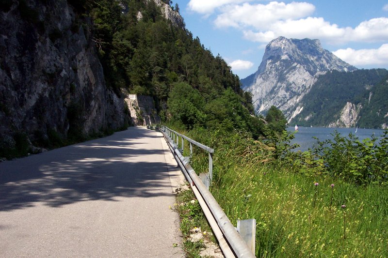 Cyklostezka okolo Traunsee